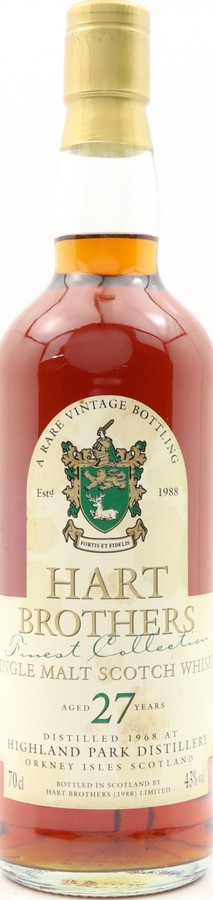 Highland Park 1968 HB Finest Collection 27yo Portugal 43% 700ml