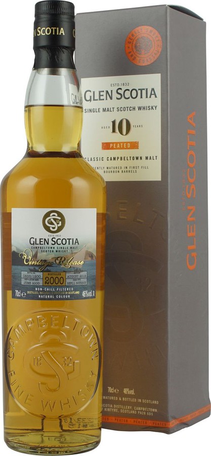 Glen Scotia 2000 Vintage Release #1 Refill Bourbon #175 46% 700ml