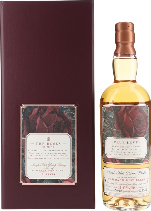 Rosebank 21yo SMS The Roses Edition 1 Bourbon Cask 55.1% 700ml