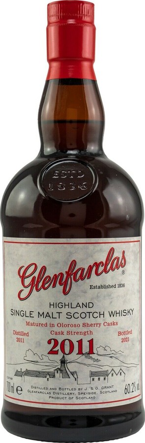 Glenfarclas 2011 Oloroso Sherry Kirsch Import 60.2% 700ml