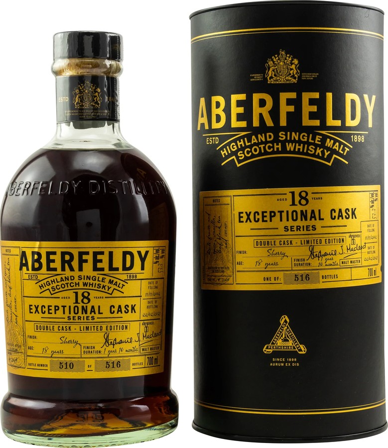 Aberfeldy 2002 Exceptional Cask Series #3064 53.3% 700ml