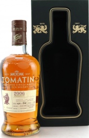 Tomatin 2006 Selected Single Cask Bottling 1st Fill Oloroso Sherry Butt #2840 Germany Exclusive 57.6% 700ml