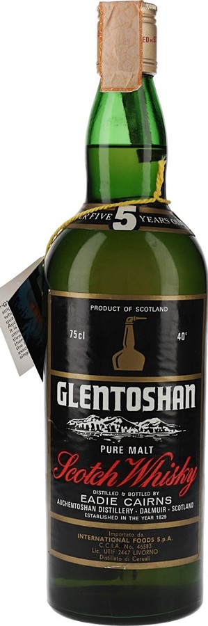 Glentoshan 5yo Pure Malt 40% 750ml