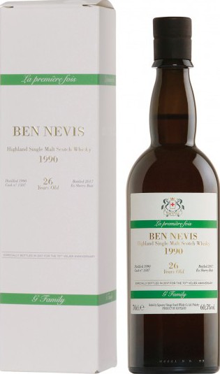 Ben Nevis 1990 SV Anniversary Exclusive Sherry Butt #1507 60.5% 700ml