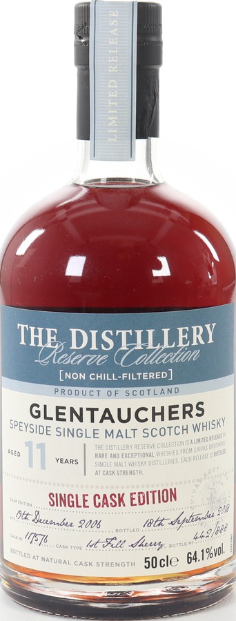 Glentauchers 2006 The Distillery Reserve Collection First Fill Sherry #117576 64.1% 500ml