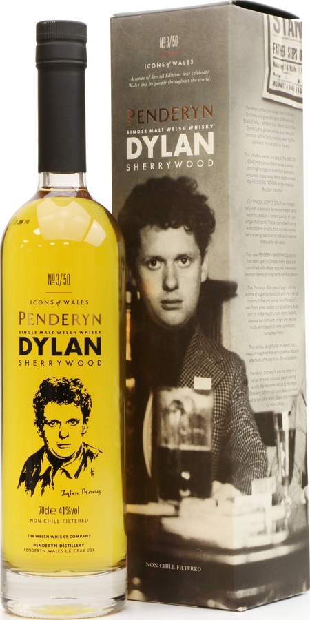 Penderyn Dylan Thomas Icons of Wales Release #3 50 41% 700ml