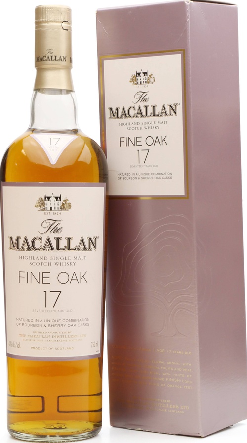 Macallan 17yo Fine Oak 43% 750ml