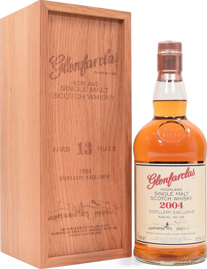 Glenfarclas 2004 Distillery Exclusive Second fill sherry butt Spirit of Speyside Festival 2018 57.5% 700ml