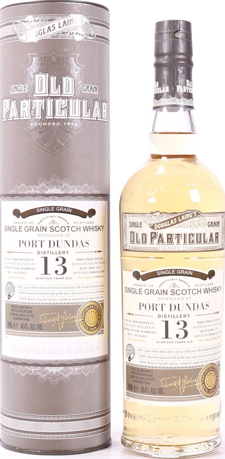 Port Dundas 2004 DL Old Particular American Oak Barrels 48.4% 700ml