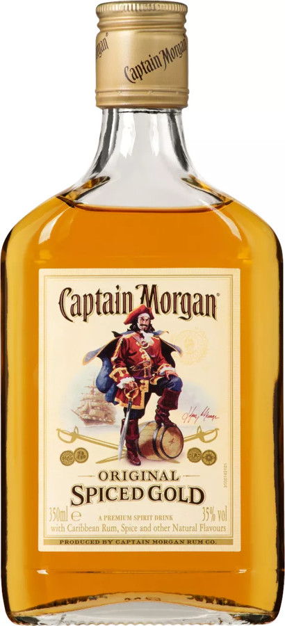 Captain Gold Spiced Spirit Morgan - Original 350ml Radar 35%