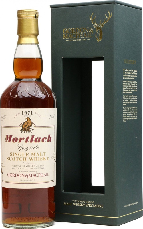 Mortlach 1971 GM 43% 700ml