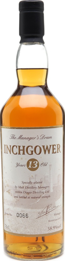 Inchgower 13yo The Manager's Dram 58.9% 700ml