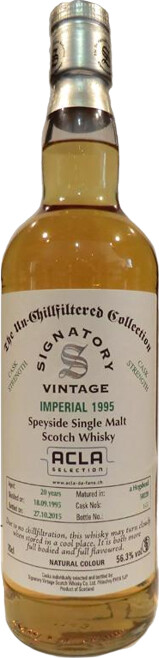 Imperial 1995 SV The Un-Chillfiltered Collection #50228 Acla da Fans 56.3% 700ml
