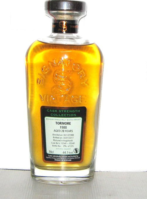 Tormore 1988 SV Cask Strength Collection 15585 + 15590 49.7% 700ml