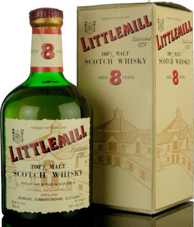 Littlemill 8yo 100% Malt 43% 750ml