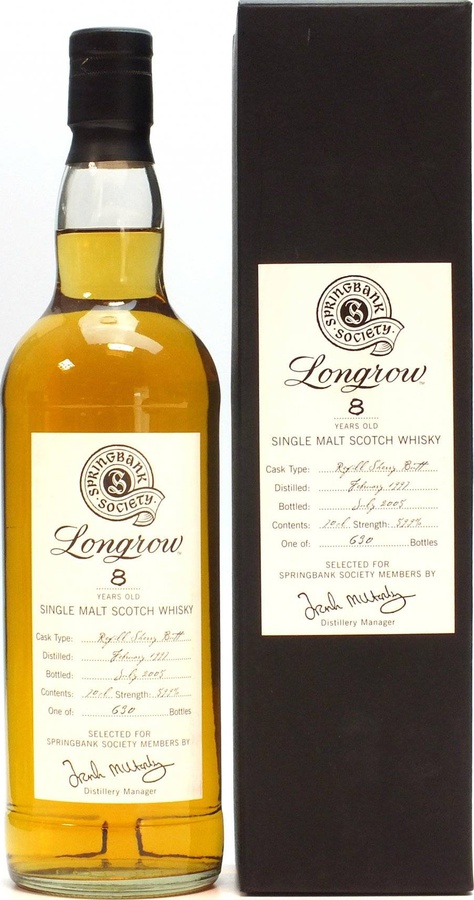 Longrow 1997 Society Bottling Refill Sherry Butt 59.9% 700ml