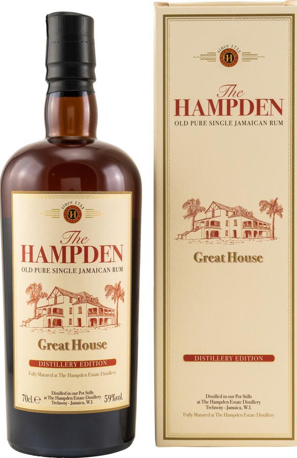 Velier Hampden Estate Great House Distillery Edition 2019 Old Pure Single Jamaican 59% 700ml