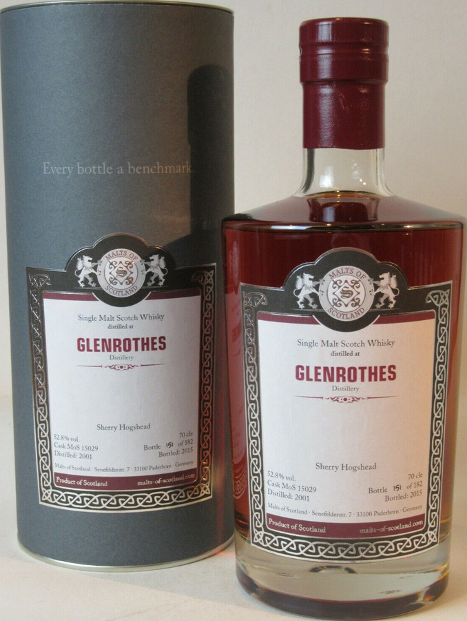 Glenrothes 2001 MoS Sherry Hogshead 52.8% 700ml
