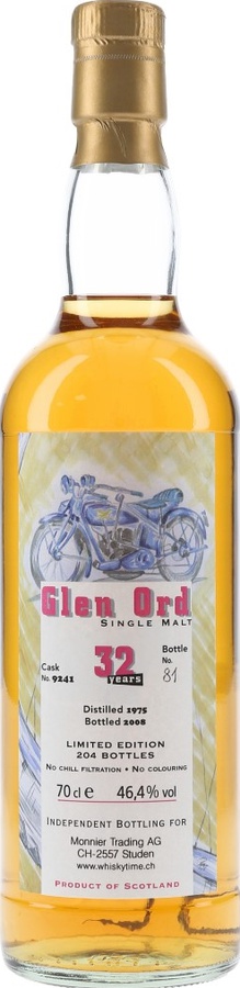 Glen Ord 1975 MT Oldtimer Collection Bourbon #9241 46.4% 700ml