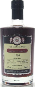 Glendronach 1996 MoS Sherry Butt #195 57.2% 700ml