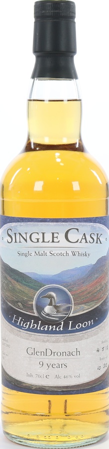 Glendronach 2002 WIN Single Cask Highland Loon #769 De wereld van dranken 46% 700ml