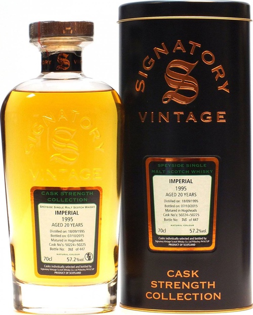 Imperial 1995 SV Cask Strength Collection 50224 + 50225 57.2% 700ml