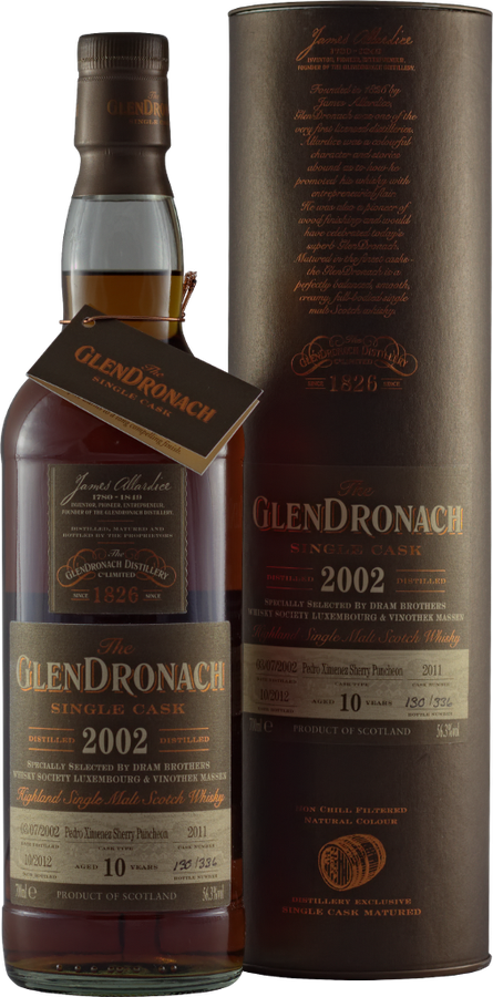 Glendronach 2002 Single Cask PX Sherry Puncheon #2011 56.3% 700ml