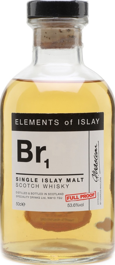 Bruichladdich Br1 SMS Elements of Islay Refill Hogsheads 53.6% 500ml