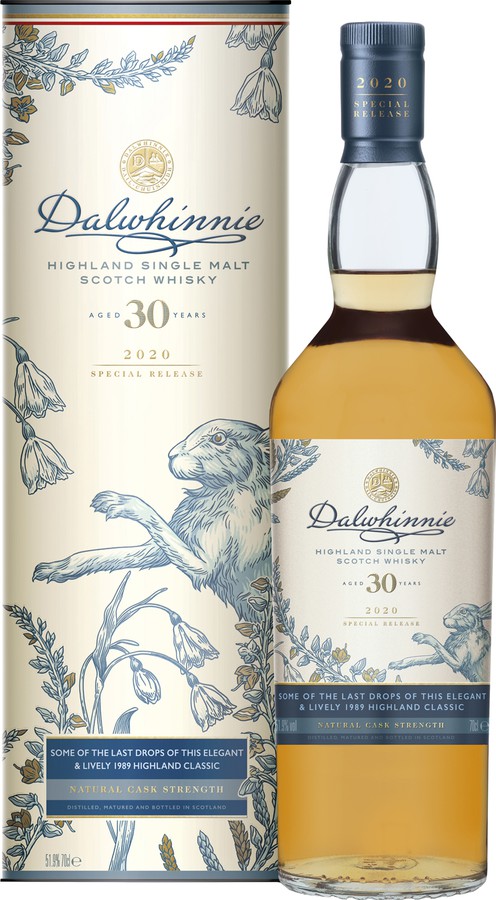 Dalwhinnie 30yo Diageo Special Releases 2020 Refill American oak hogsheads 51.9% 700ml