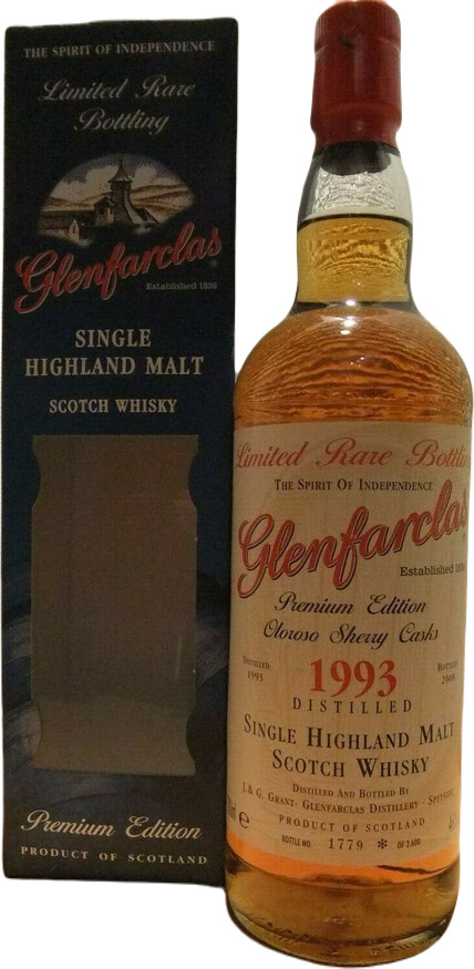 Glenfarclas 1993 Limited Rare Bottling Oloroso Sherry Cask see note 46% 700ml