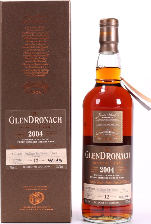 Glendronach 2004 Single Cask Batch 13 #5521 57.3% 700ml