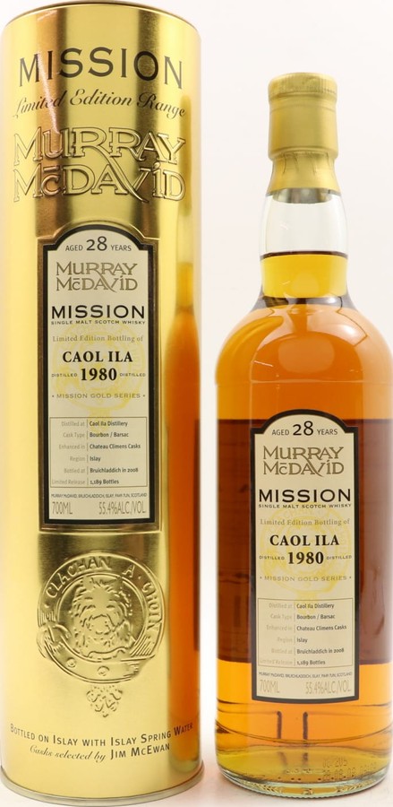 Caol Ila 1980 MM Mission Gold 55.4% 700ml