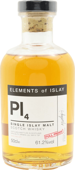 Port Charlotte Pl4 SMS Elements of Islay Two Chateau Margaux Casks 61.2% 500ml