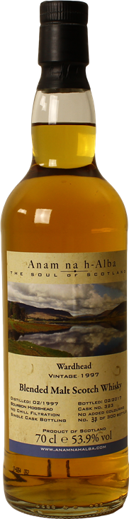 Wardhead 1997 ANHA The Soul of Scotland Bourbon Hogshead #323 53.9% 700ml