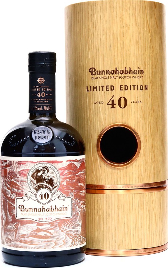 Bunnahabhain 40yo Limited Edition 41.7% 700ml