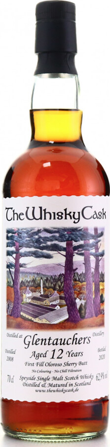 Glentauchers 2008 TWC First Fill Oloroso Sherry The Whisky Cask 62.9% 700ml