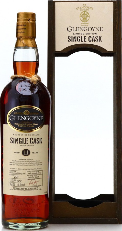 Glengoyne 2000 Sherry Single Cask #203 58.5% 700ml