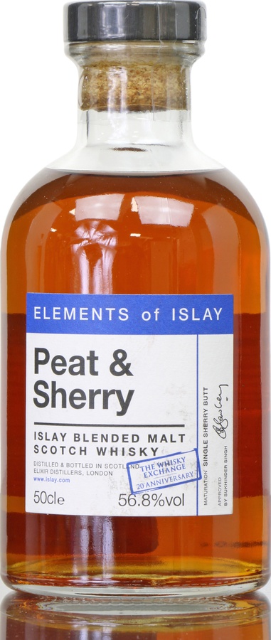 Peat & Sherry Islay Blended Malt Scotch Whisky ElD Elements of Islay TWE Exclusive 56.8% 500ml