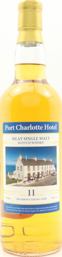 Bruichladdich 11yo Bottled for Port Charlotte Hotel Bourbon #1129 56% 700ml