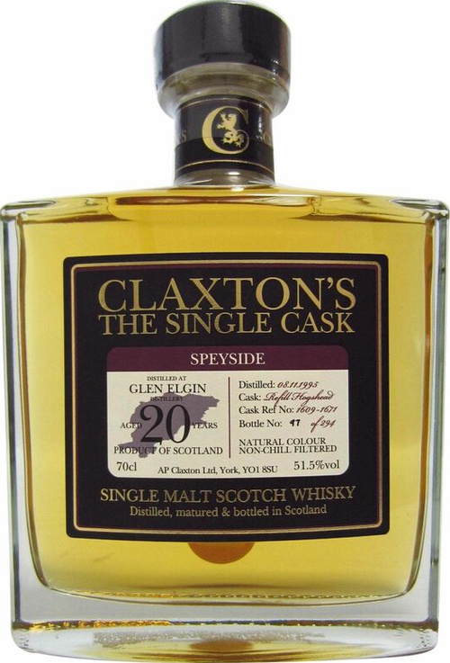 Glen Elgin 1995 Cl The Single Cask Refill Hogshead 1609-1671 51.5% 700ml