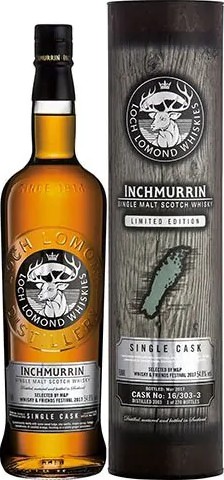 Inchmurrin 2003 Limited Edition Single Cask Sauternes Hogshead Finish 16/303-8 Kammer-Kirsch 53.3% 700ml