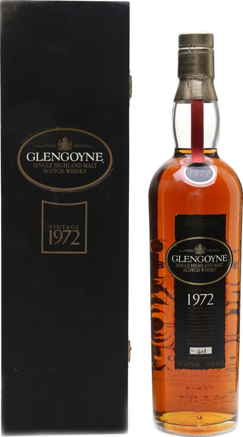 Glengoyne 1972 Vintage Reserve 1478-1485 57.8% 700ml