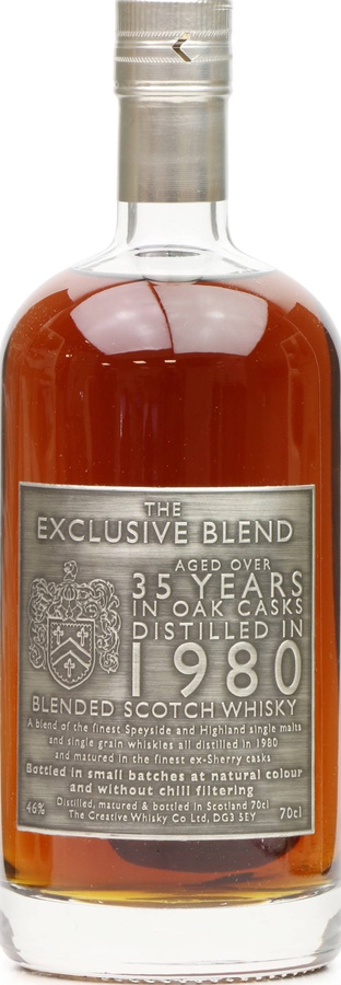 The Exclusive Blend 1980 CWC Blended Scotch Whisky 35yo Ex-Sherry Casks 46% 700ml