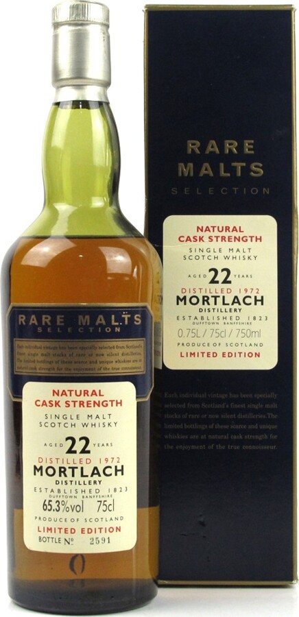 Mortlach 1972 Rare Malts Selection 22yo 65.3% 750ml
