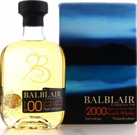 Balblair 2000 2nd Release 43% 700ml