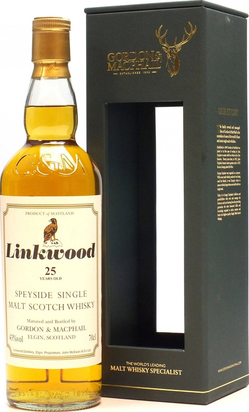 Linkwood 25yo GM Licensed Bottling 43% 700ml