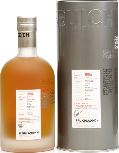 Bruichladdich 1994 Micro-Provenance Series 14/214 013 50.6% 700ml
