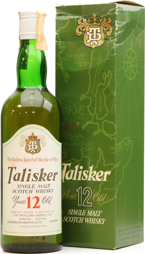 Talisker 12yo TDA The Golden Spirit of the Isle of Skye 43% 750ml