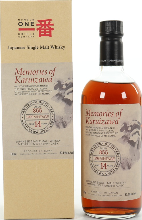 Karuizawa 1999 Memories of Karuizawa no 4 Sherry Cask #855 57% 700ml