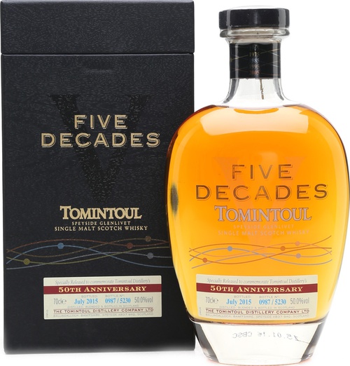 Tomintoul Five Decades 50% 700ml